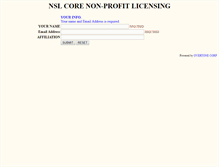 Tablet Screenshot of license.overtone.co.jp